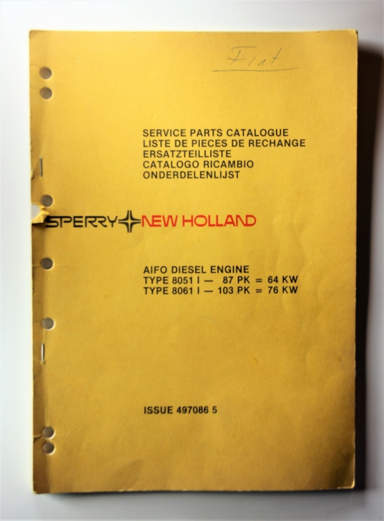 New Holland Aifo Diesel Engine 64kw ja 76kw Service Parts Catalogue