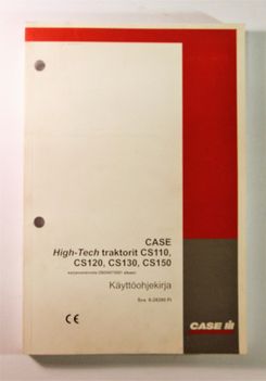 Case High Tech CS110 CS120 CS130 CS150 Käyttöohjekirja