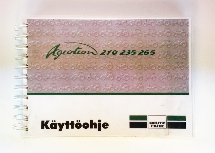 Agrotron 210 235 265 Käyttöohje