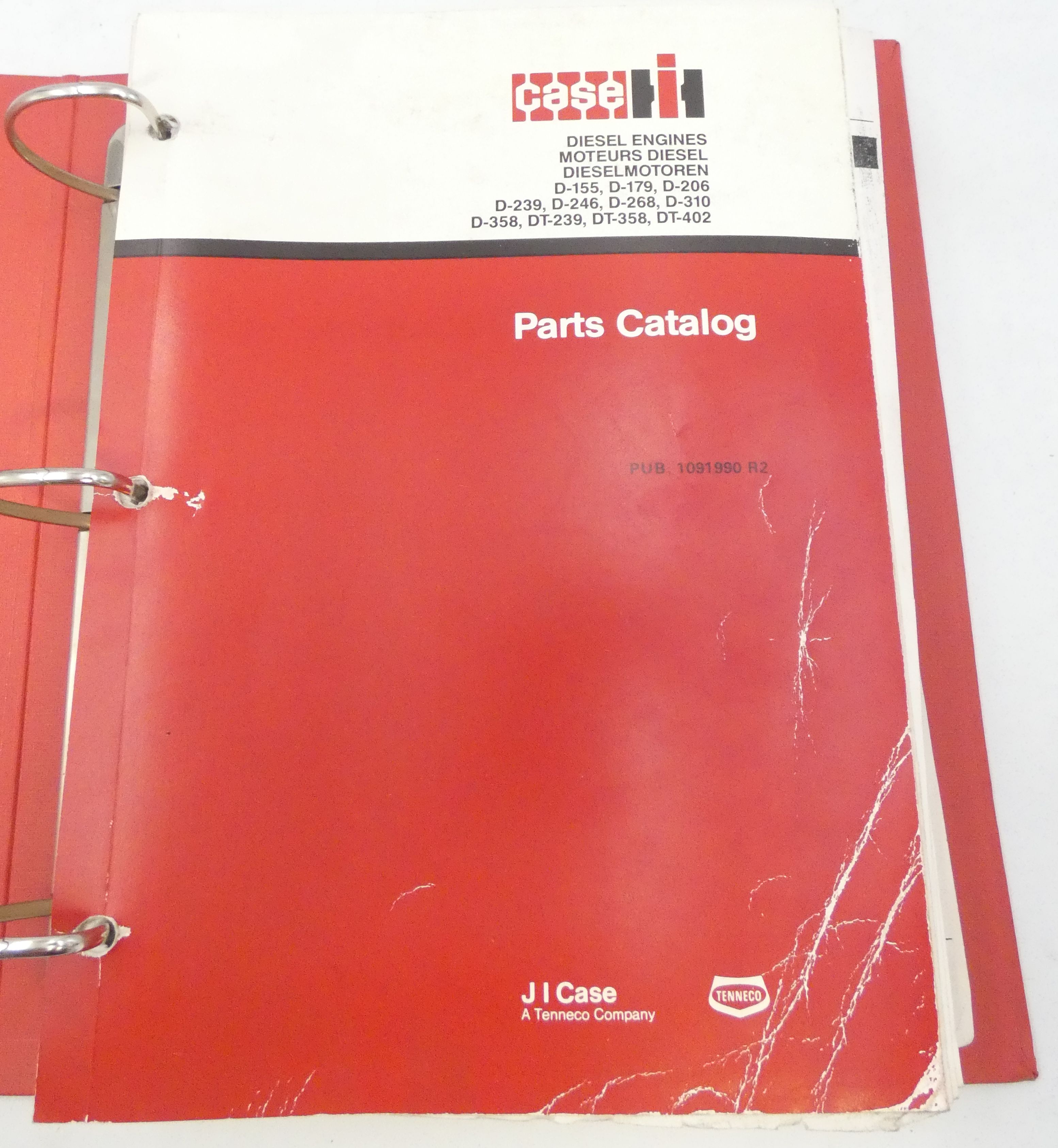 CaseIH D-155, D-179, D-206, D-246, D-268, D-310, D-358, DT-239, DT-358, DT-402 diesel engines parts catalog