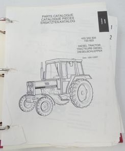 International 433, 533, 633, 733, 833 diesel tractor parts catalogue