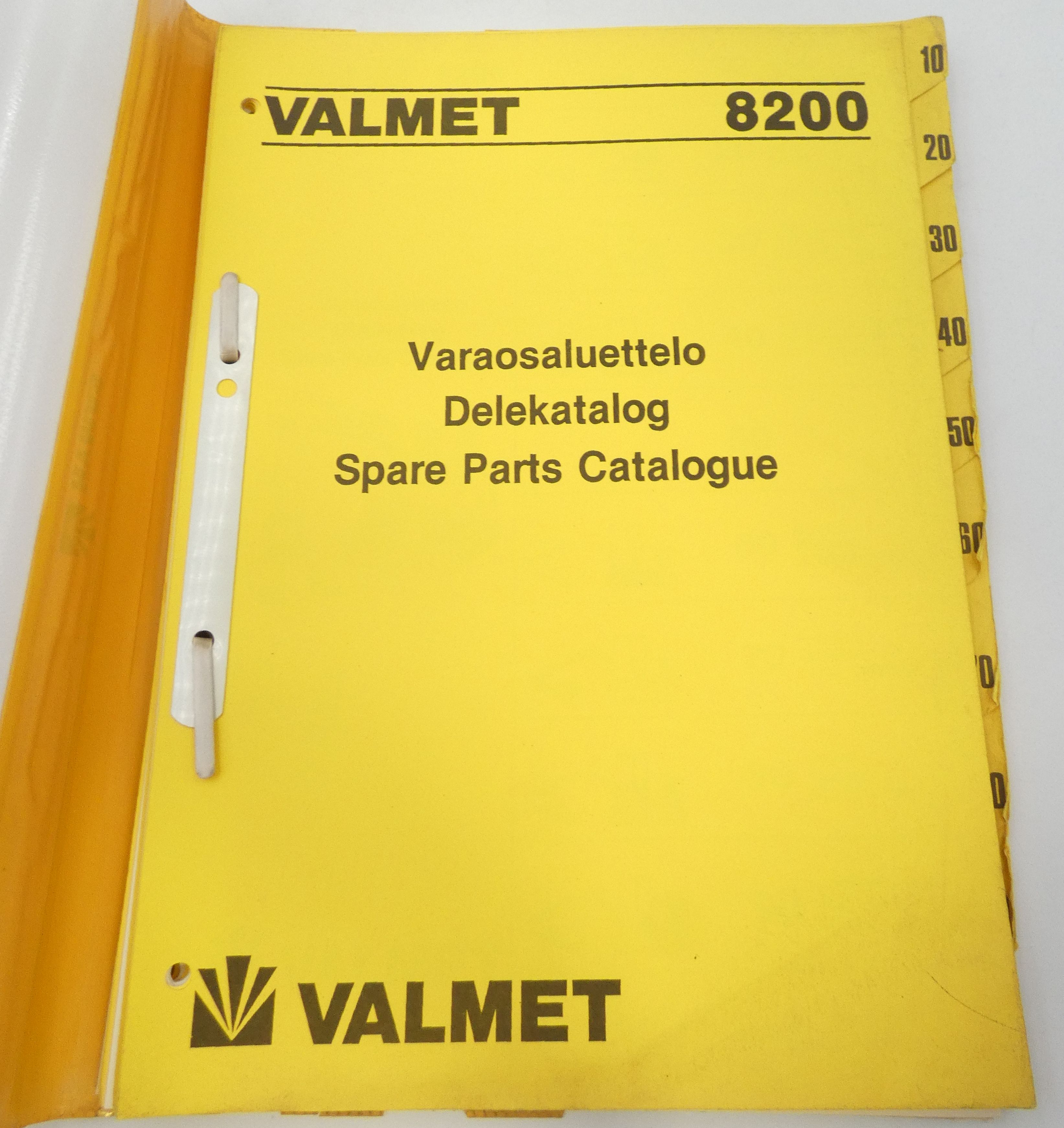 Valmet 8200 varaosaluettelo