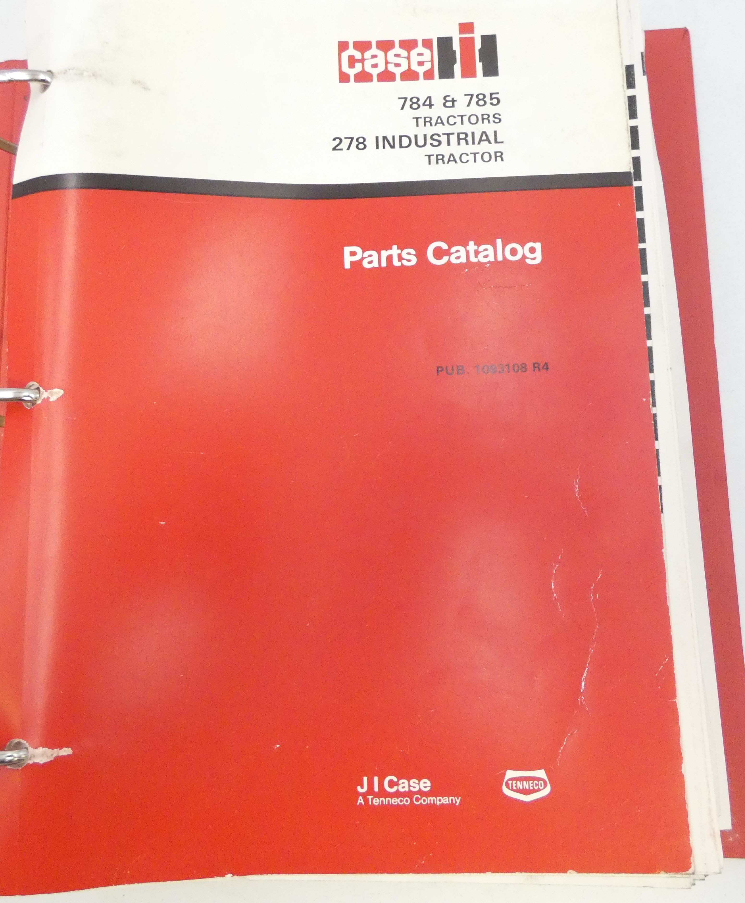 CaseIH 784 & 785 tractors and 278 industrial tractor parts catalog