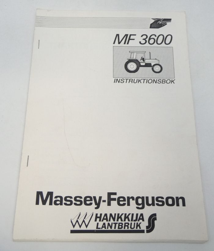 Massey-Ferguson MF3600 instruktionsbok