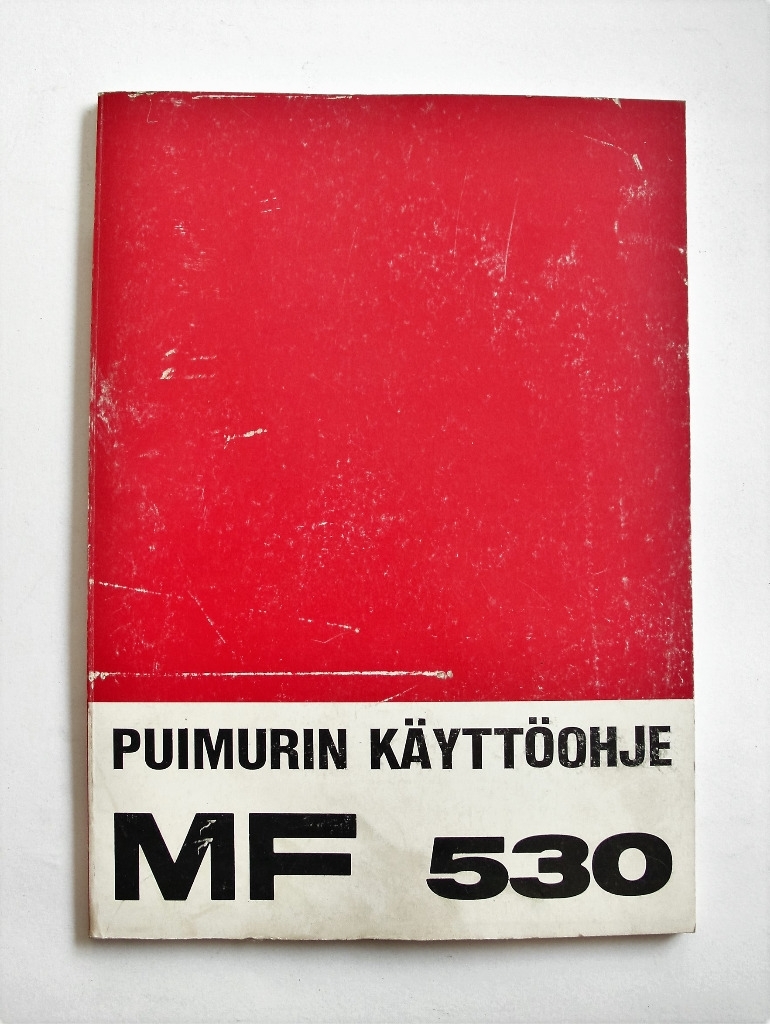 MF 530 puimurin käyttöohje