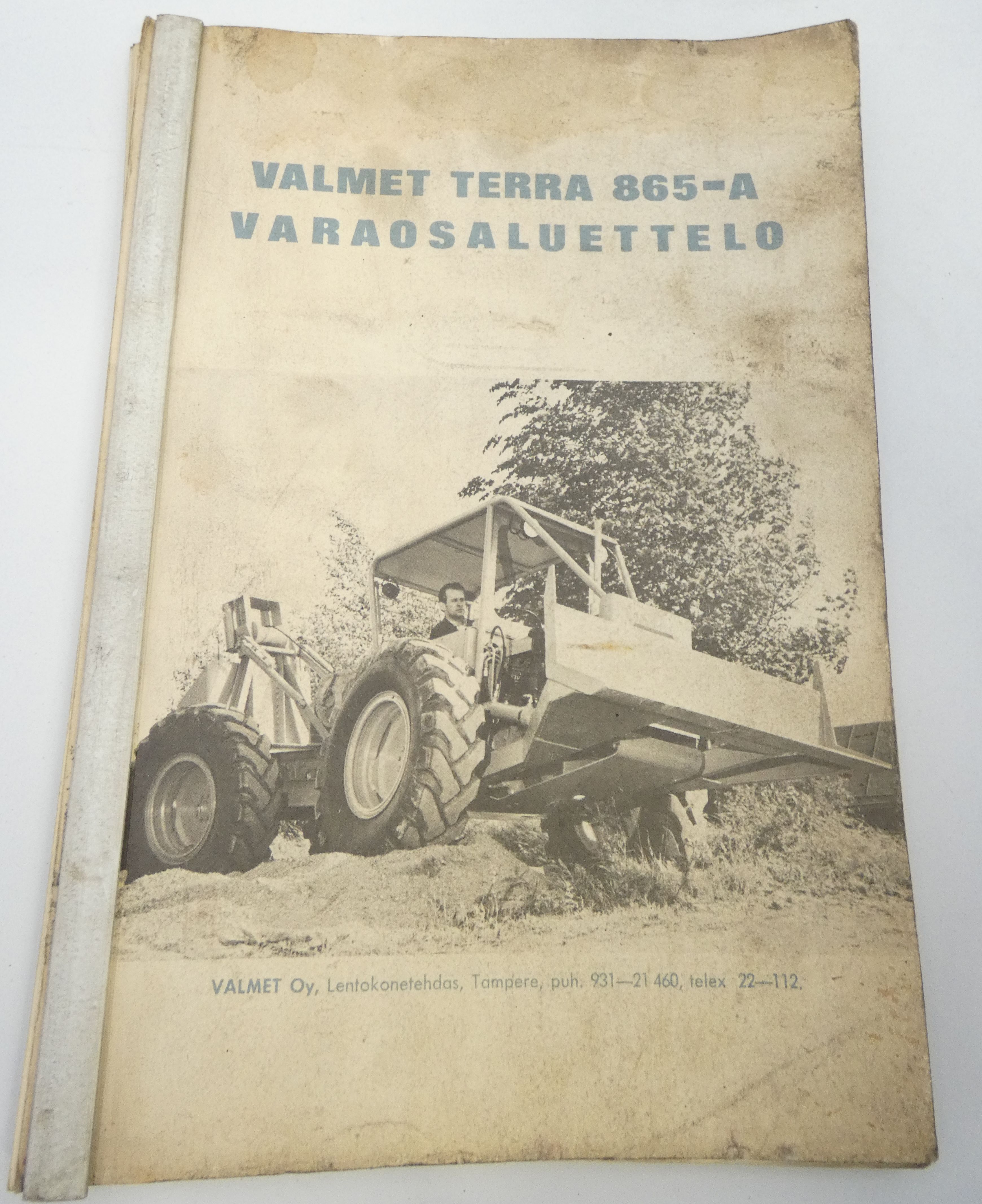 Valmet Terra 865-A varaosaluettelo