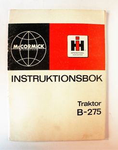 International B-275 Instruktionsbok