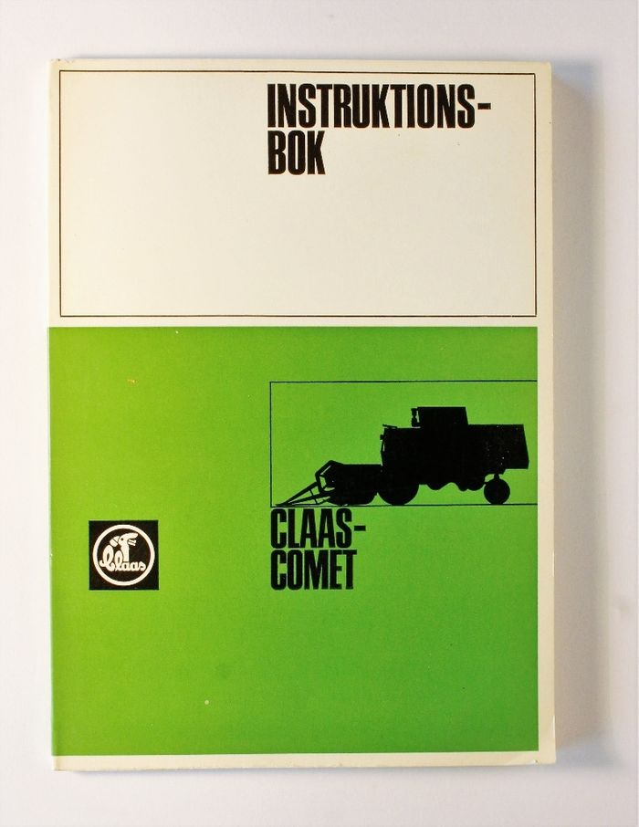Claas-Comet Instruktionsbok
