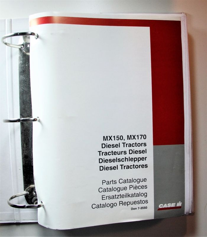 Case MX150 MX170 Parts Catalogue