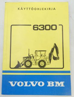 Volvo BM 6300 käyttöohjekirja