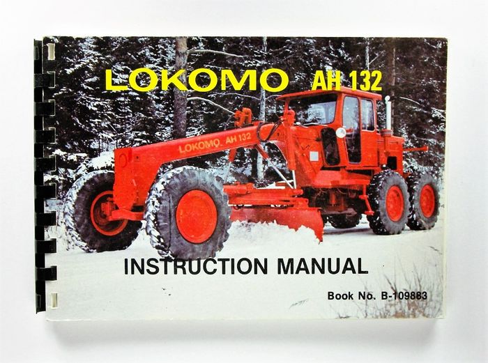 Lokomo Tiehöylä AH132 Instruction Manual