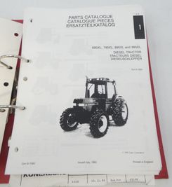 Case International 695XL, 795XL, 895XL and 995XL diesel tractor parts catalogue