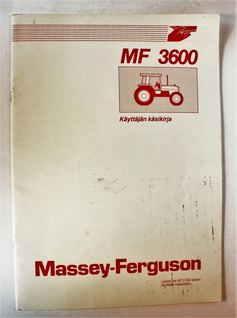 MF 3645, 3655, 3680 Käyttäjän käsikirjan lisälehdet