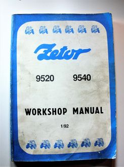 Zetor 9520 9540 Workshop Manual