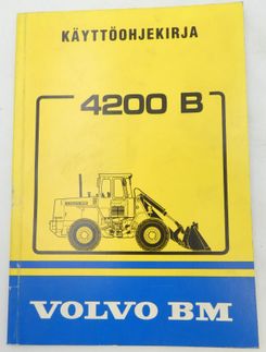 Volvo BM 4200B käyttöohjekirja