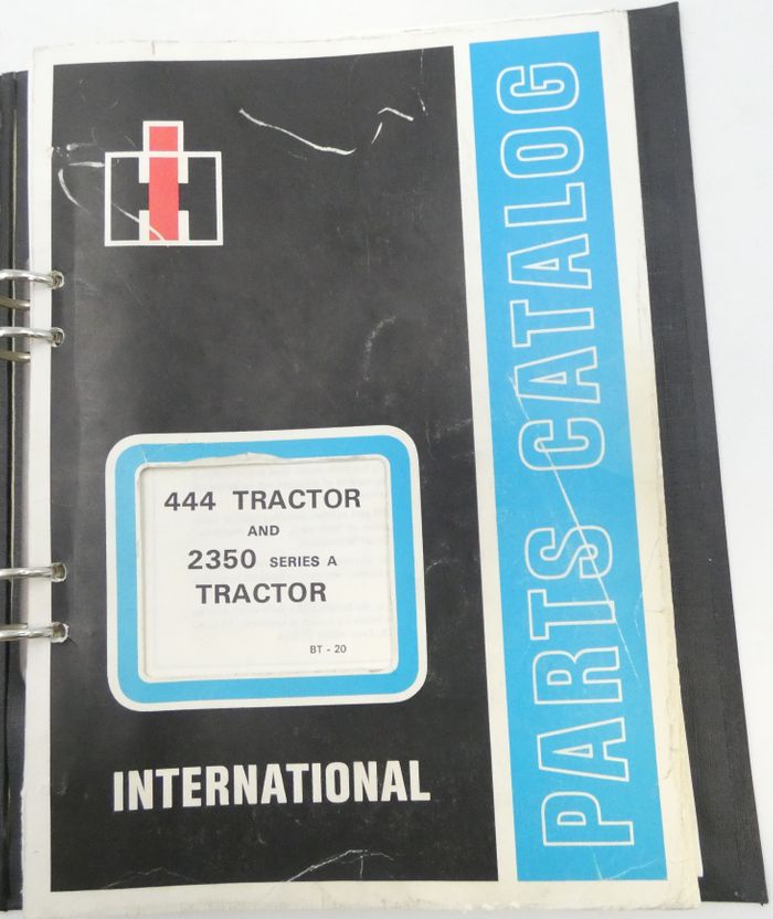 International 444 and 2350 series A tractors parts catalog