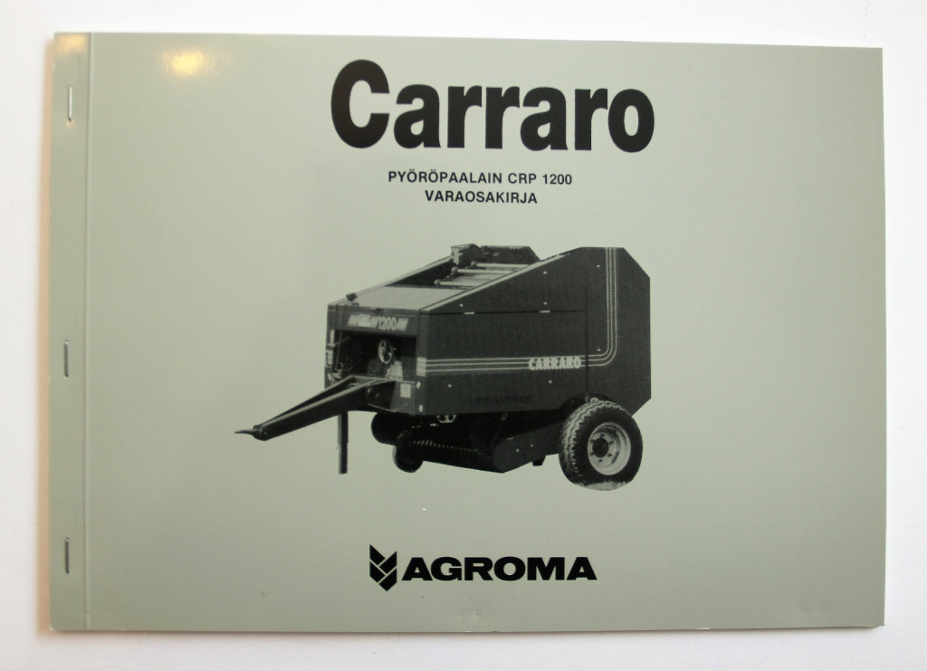 Carraro Pyöröpaalain CRP 1000, 1200, 1500 Varaosakirja