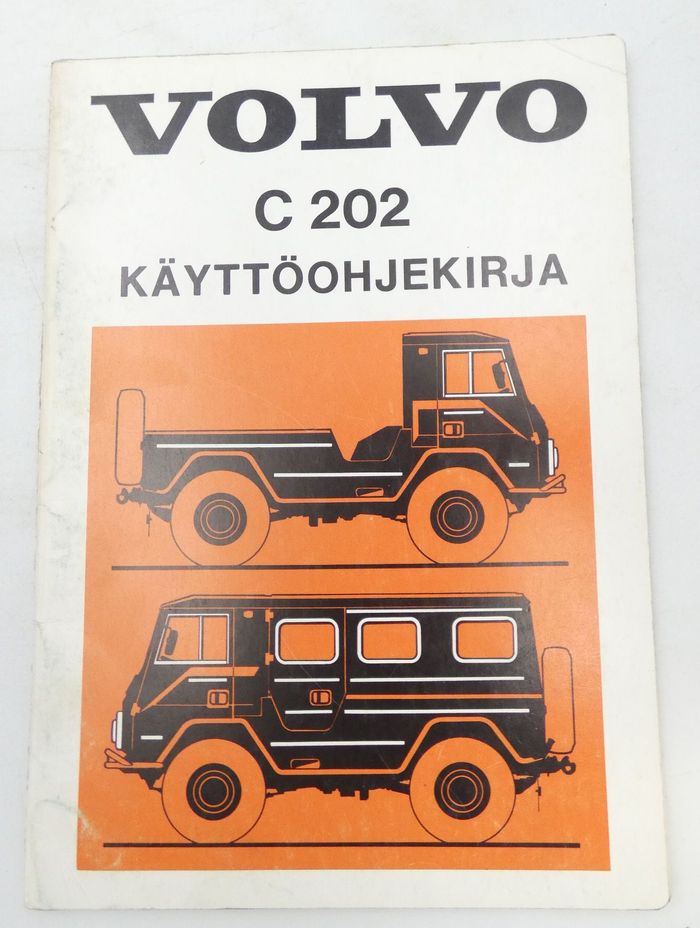 Volvo C202 käyttöohjekirja