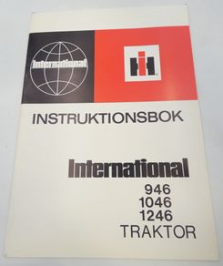 International 946, 1046, 1246 traktor instruktionsbok