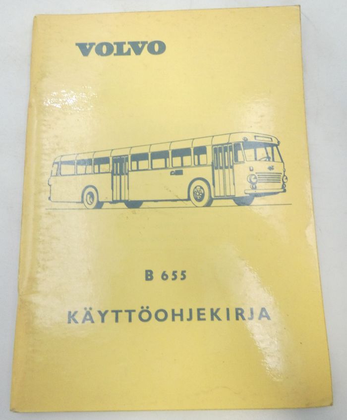 Volvo B655 käyttöohjekirja