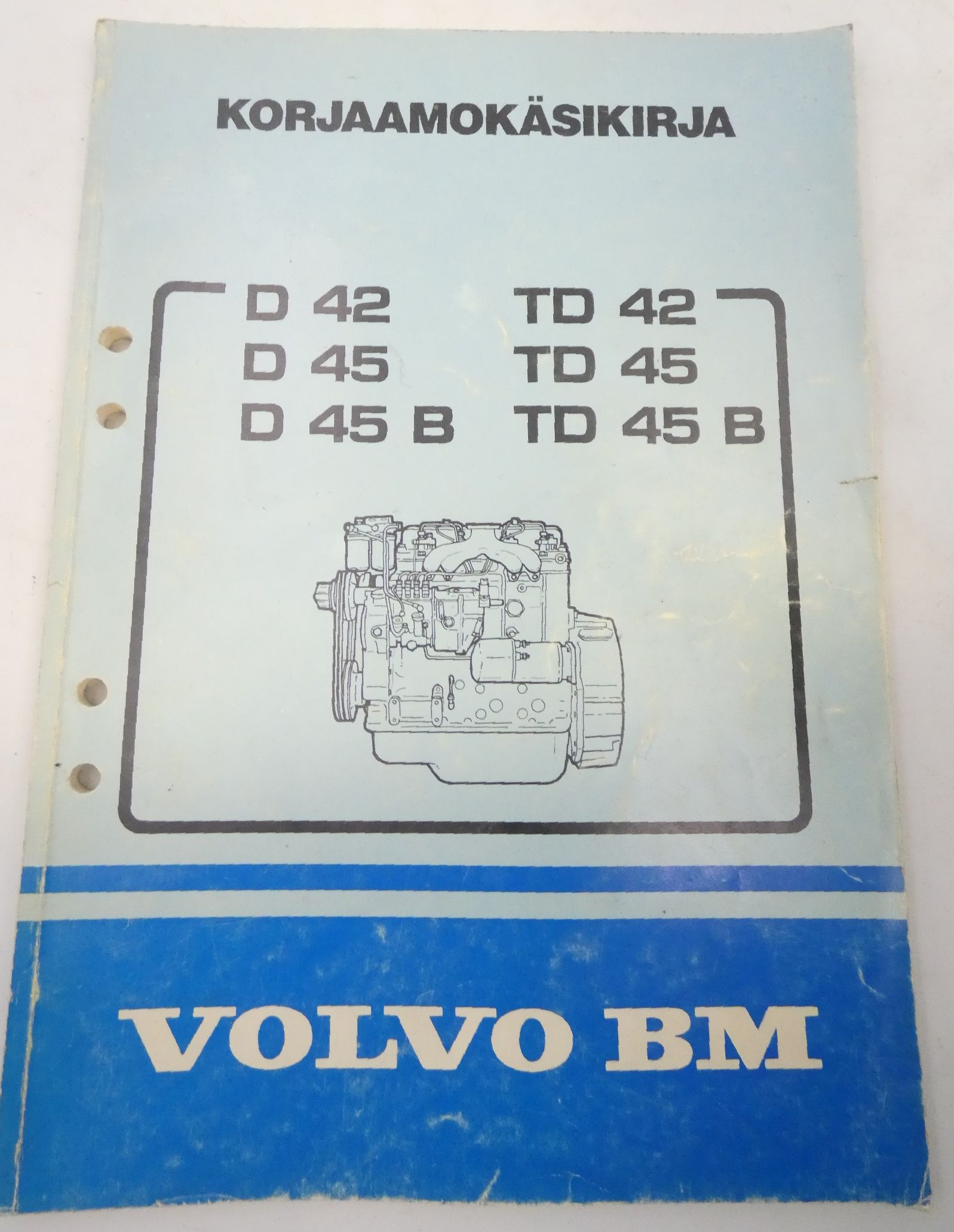 Volvo BM D42/45/45B, TD42/45/45B korjaamokäsikirja