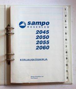 Sampo Rosenlew 2045, 2050, 2055, 2060 Korjauskäsikirja