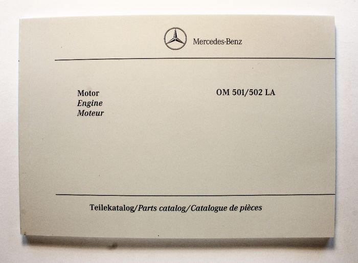 Mercedes-Benz OM 501/502 LA Parts Catalog