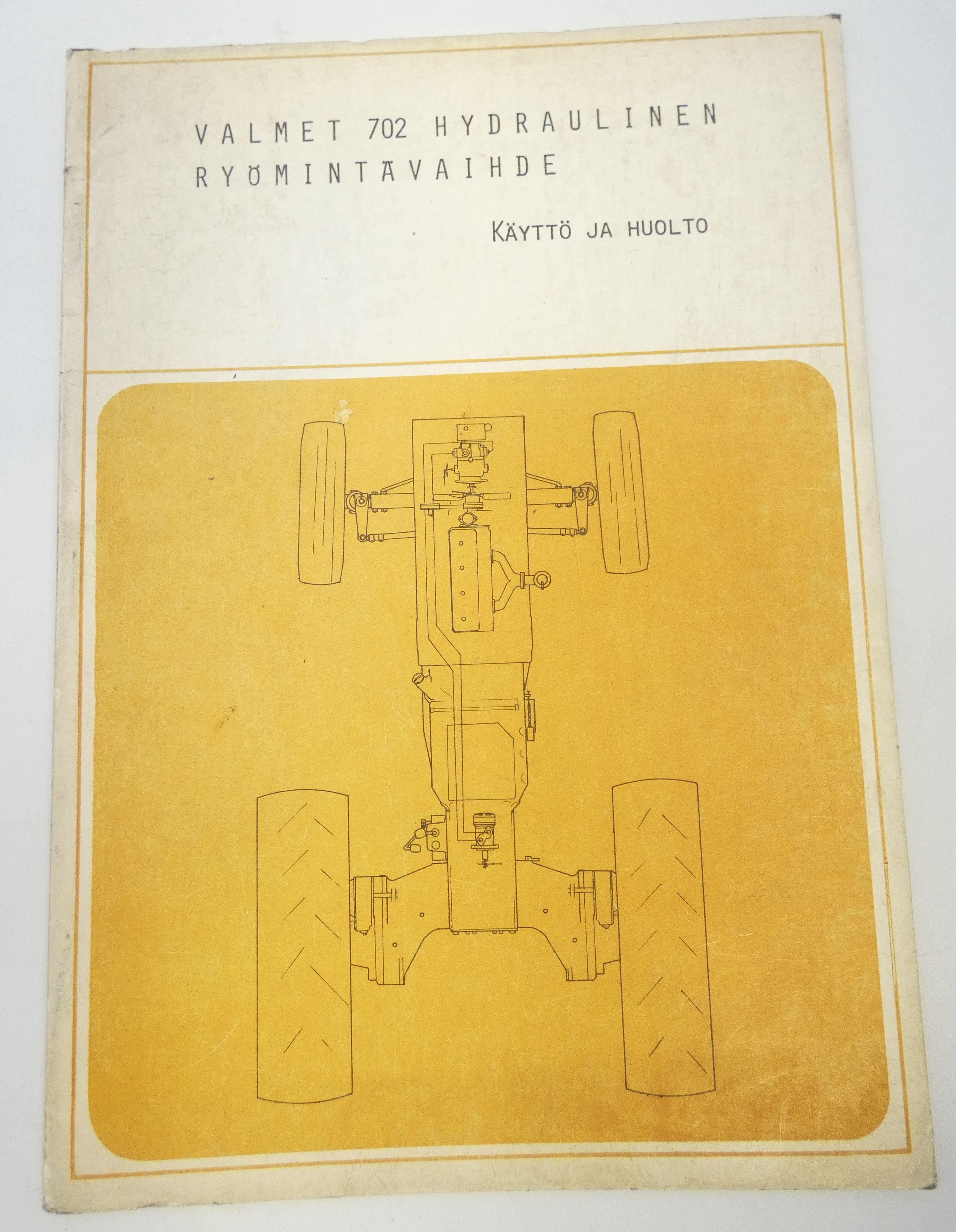 Valmet 702 hydraulinen ryömintävaihde käyttö ja huolto