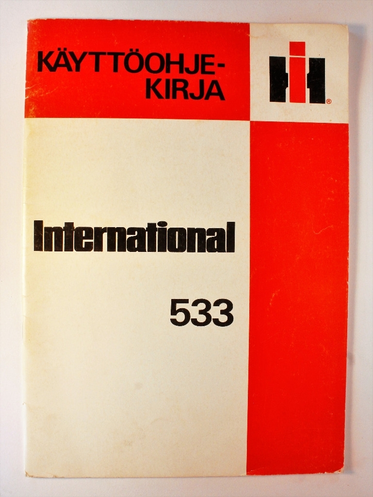 International 533 Käyttöohjekirja