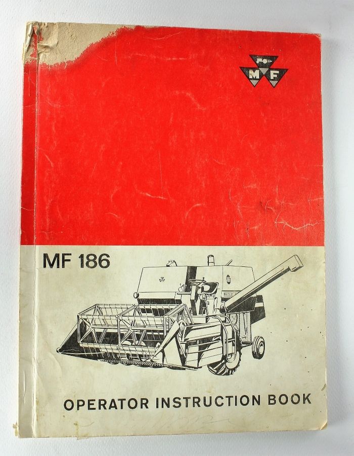 MF 186 Operator Instruction Book