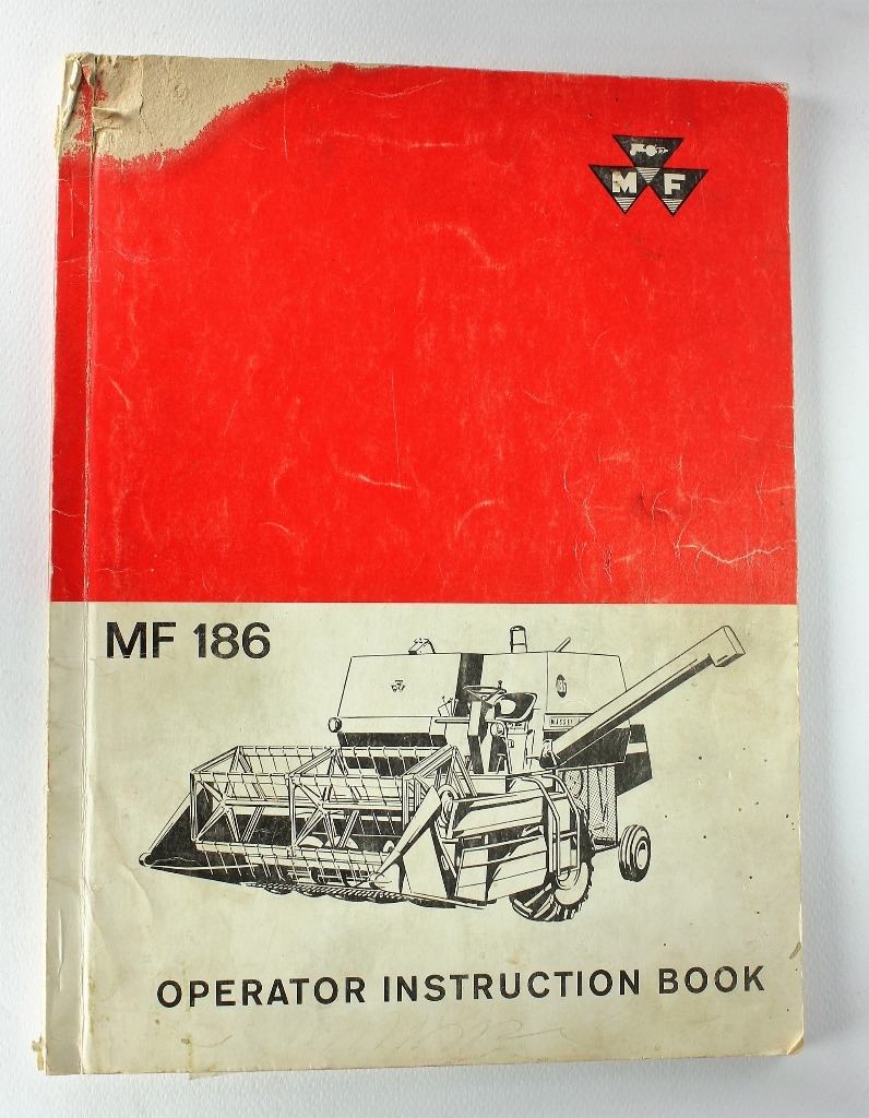 MF 186 Operator Instruction Book