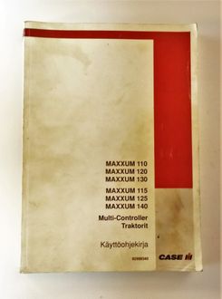 CaseIH Maxxum 110 120 130 115 125 140 Multi-Controller Käyttöohjekirja