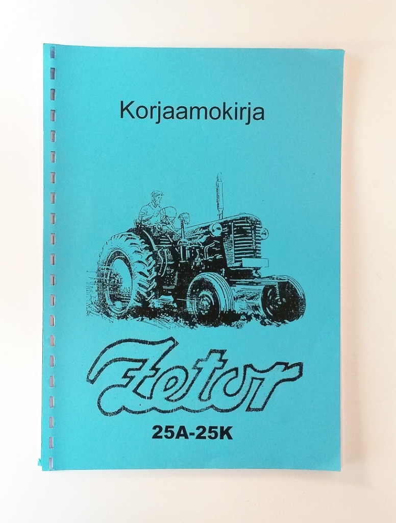 Zetor 25A ja 25K Korjaamokirja