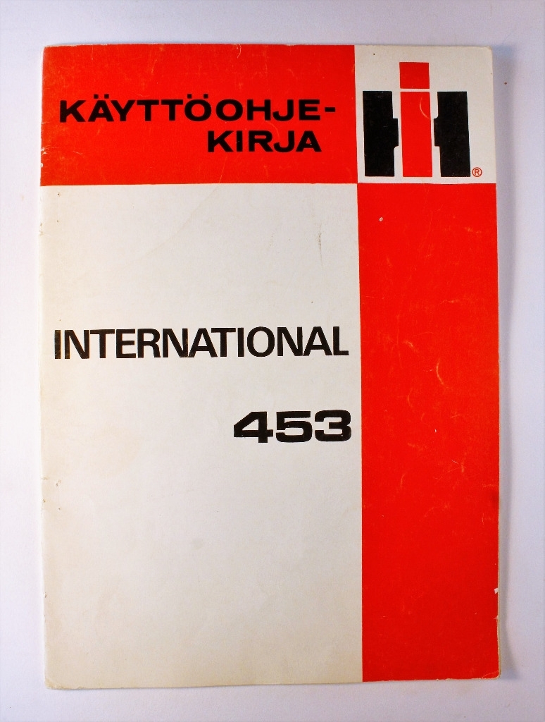 International 453 Käyttöohjekirja