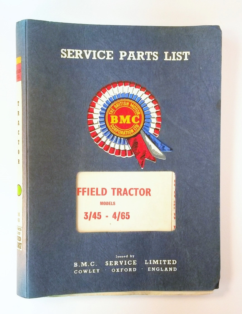 Nuffield 3/45 4/65 Mechanical Service Parts List