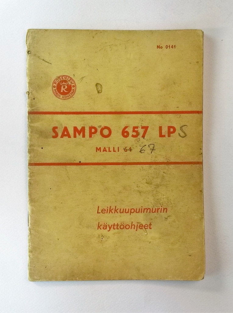 Sampo 657 LP malli 64 Käyttö-ohjeet