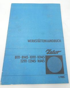 Zetor 8111, 8145, 10111, 10145, 12111, 121245, 16145 werkstättenhandbuch