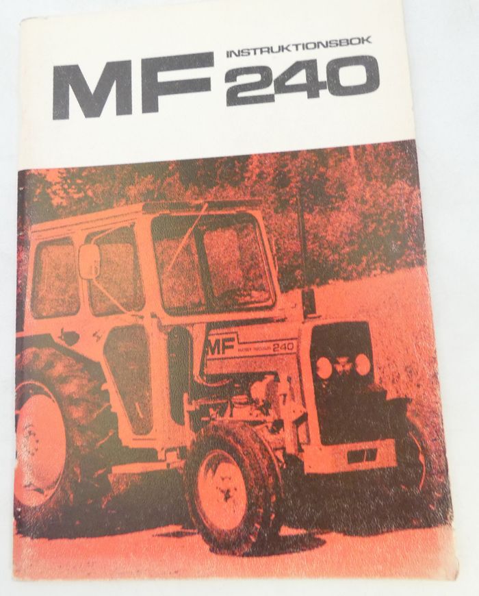 Massey Ferguson MF240 instruktionsbok