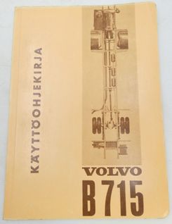 Volvo B715 käyttöohjekirja