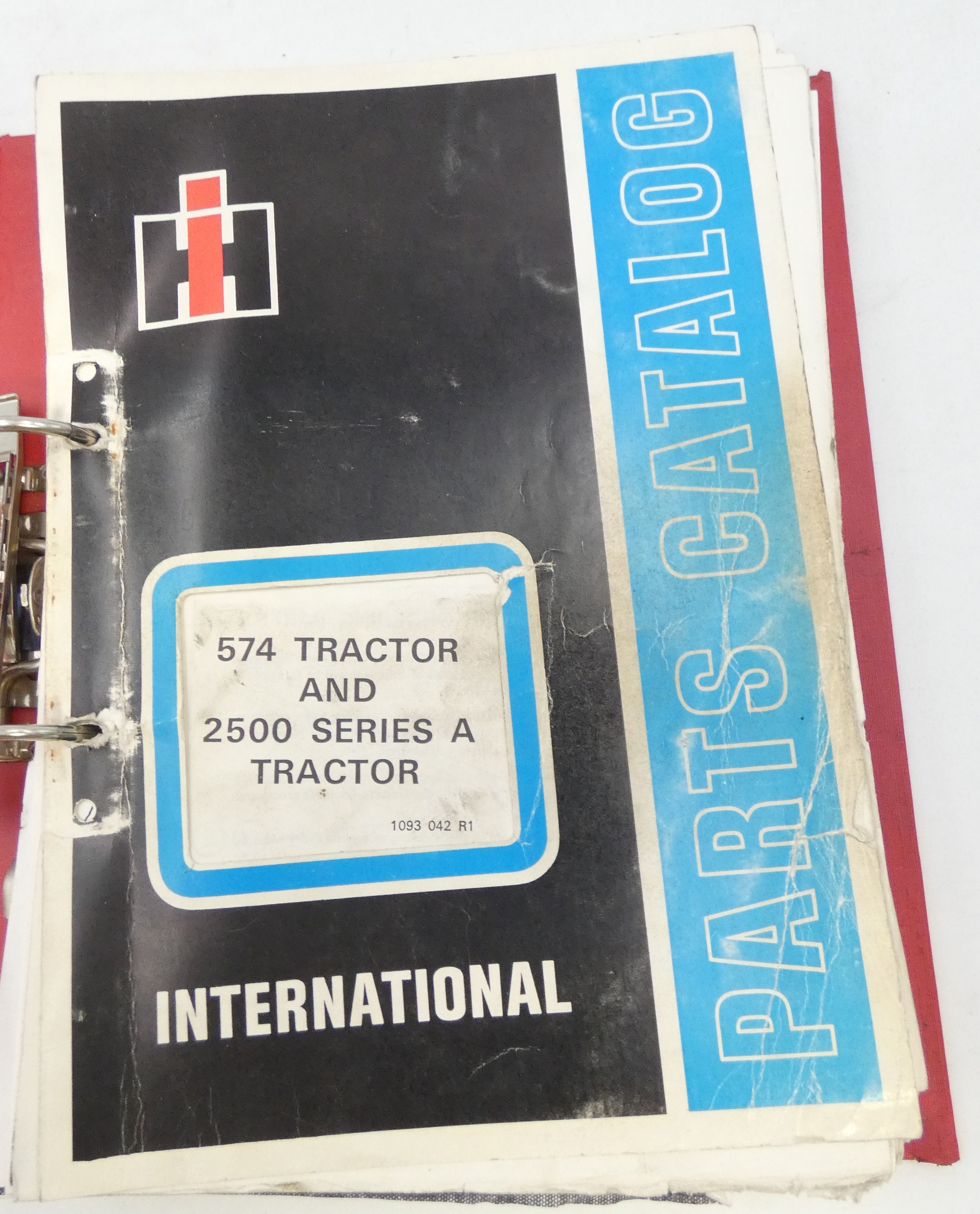 International 574 tractor and 2500 series A tractor parts catalog