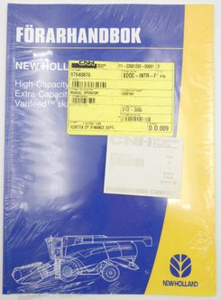 New Holland förarhandbok/handbook