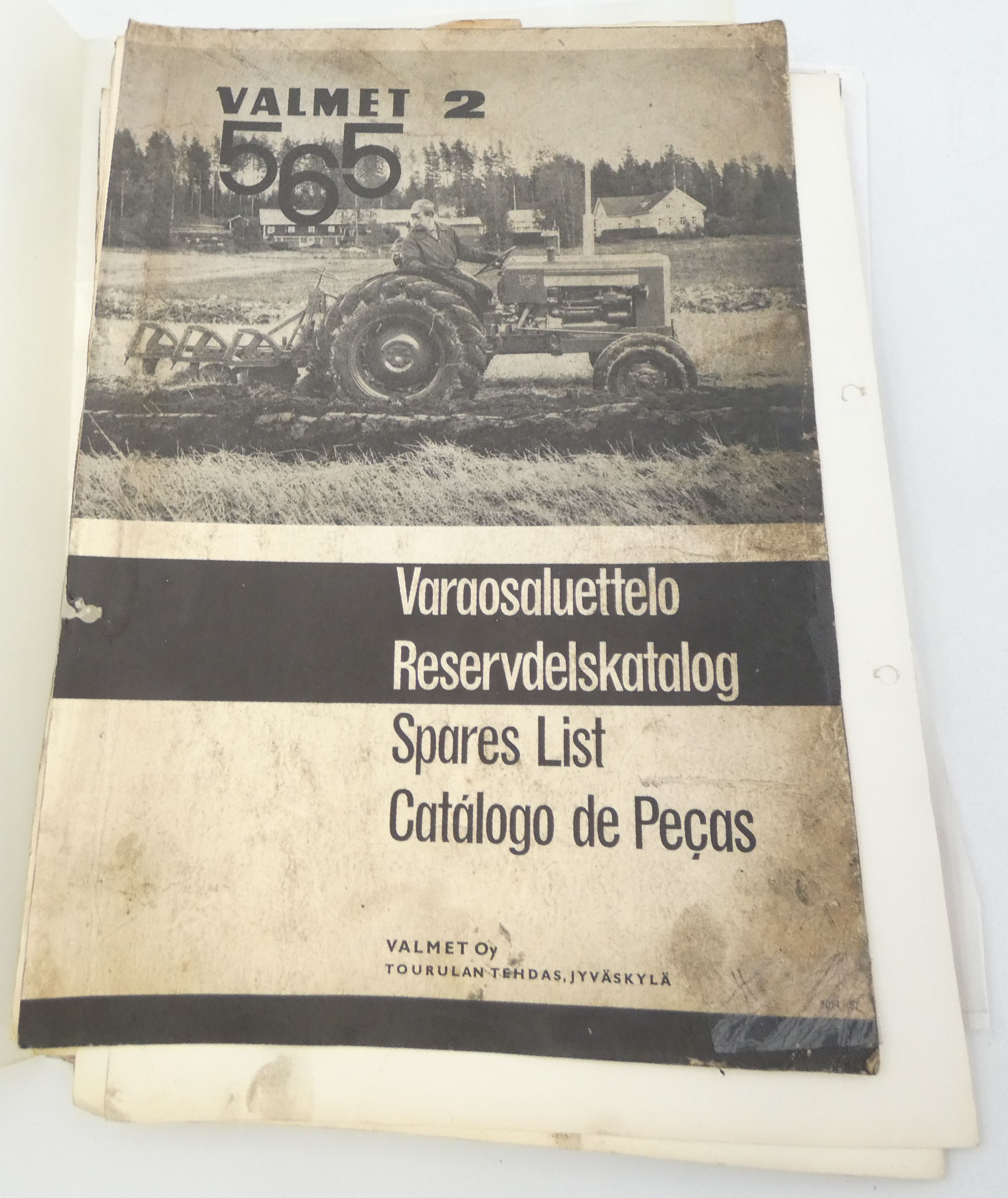 Valmet 565 2 varaosaluettelo