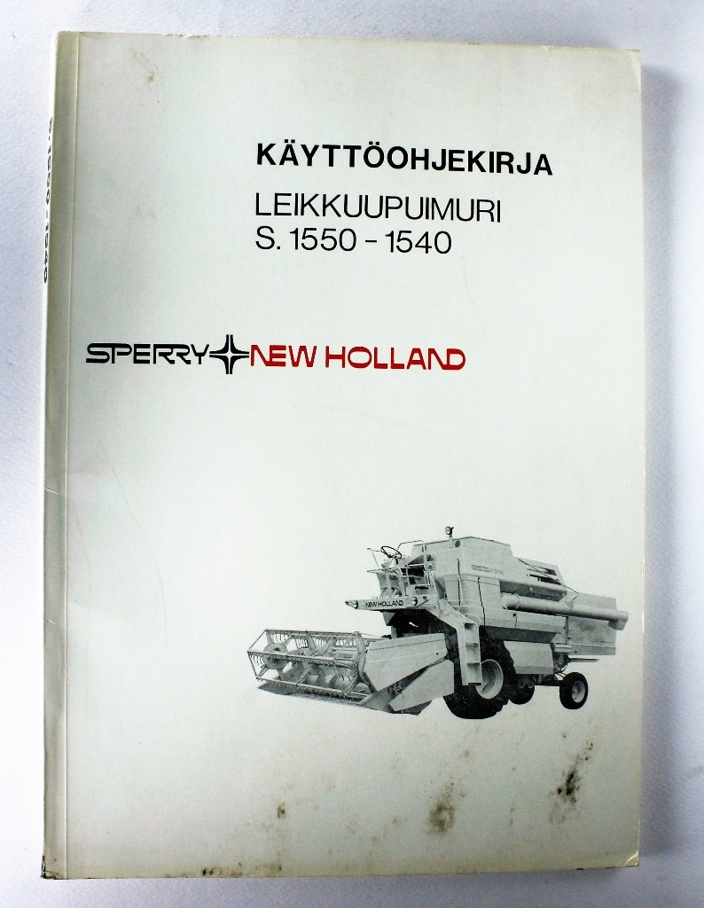 New Holland S.1550-1540 Käyttöohjekirja