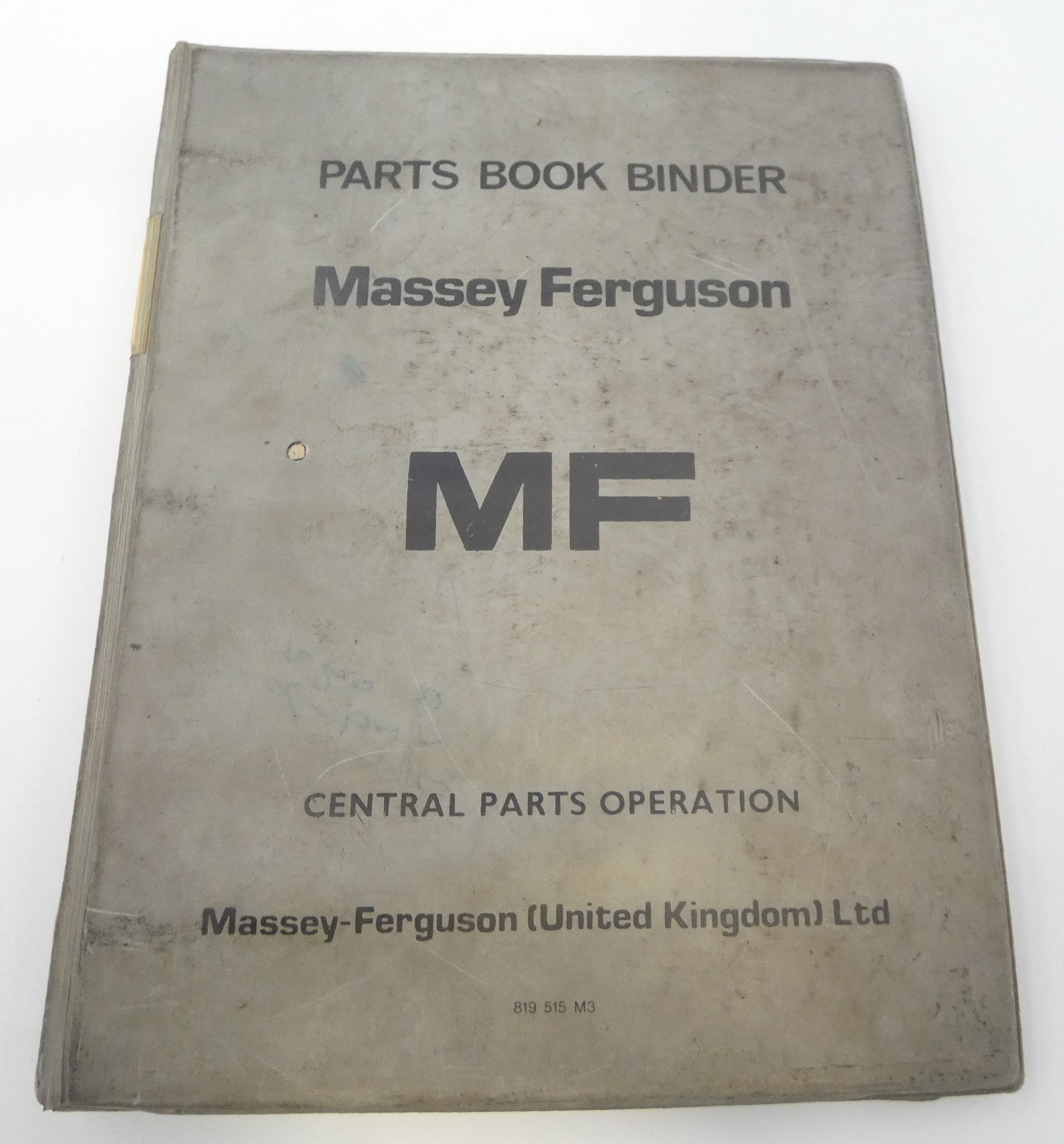 Massey-Ferguson 20 parts book binder