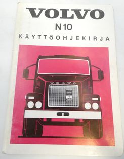 Volvo N10 käyttöohjekirja