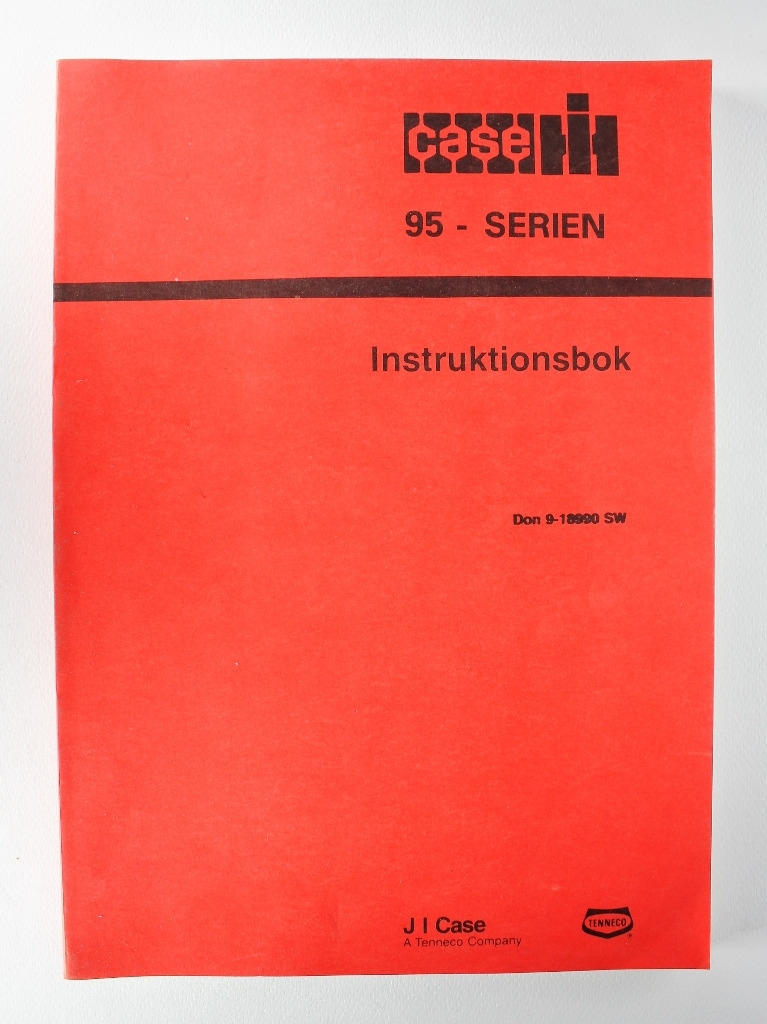 CaseIH 95-Serien Instruktionsbok