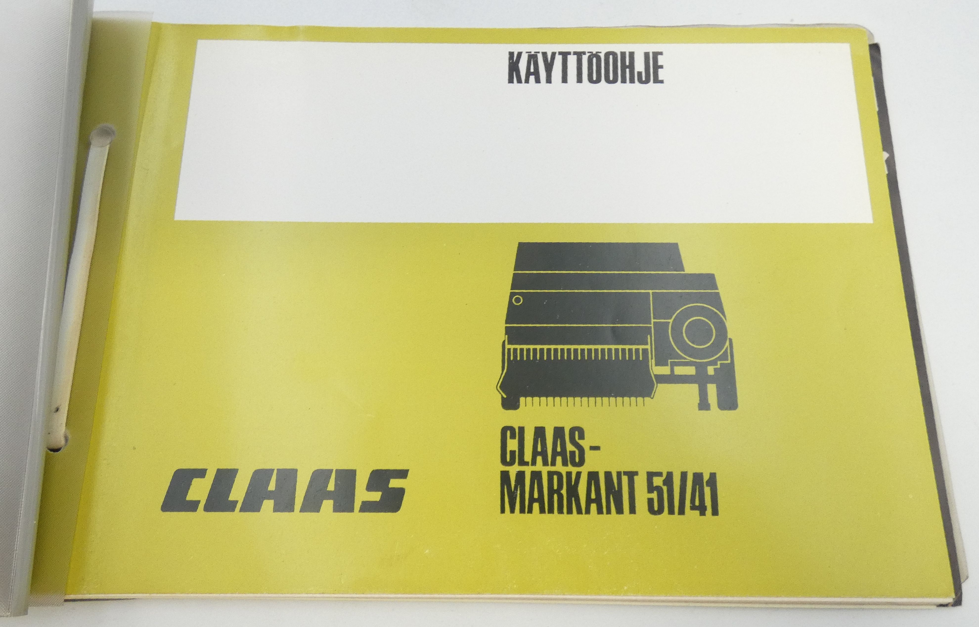 Claas Markant 51/41 käyttöohje