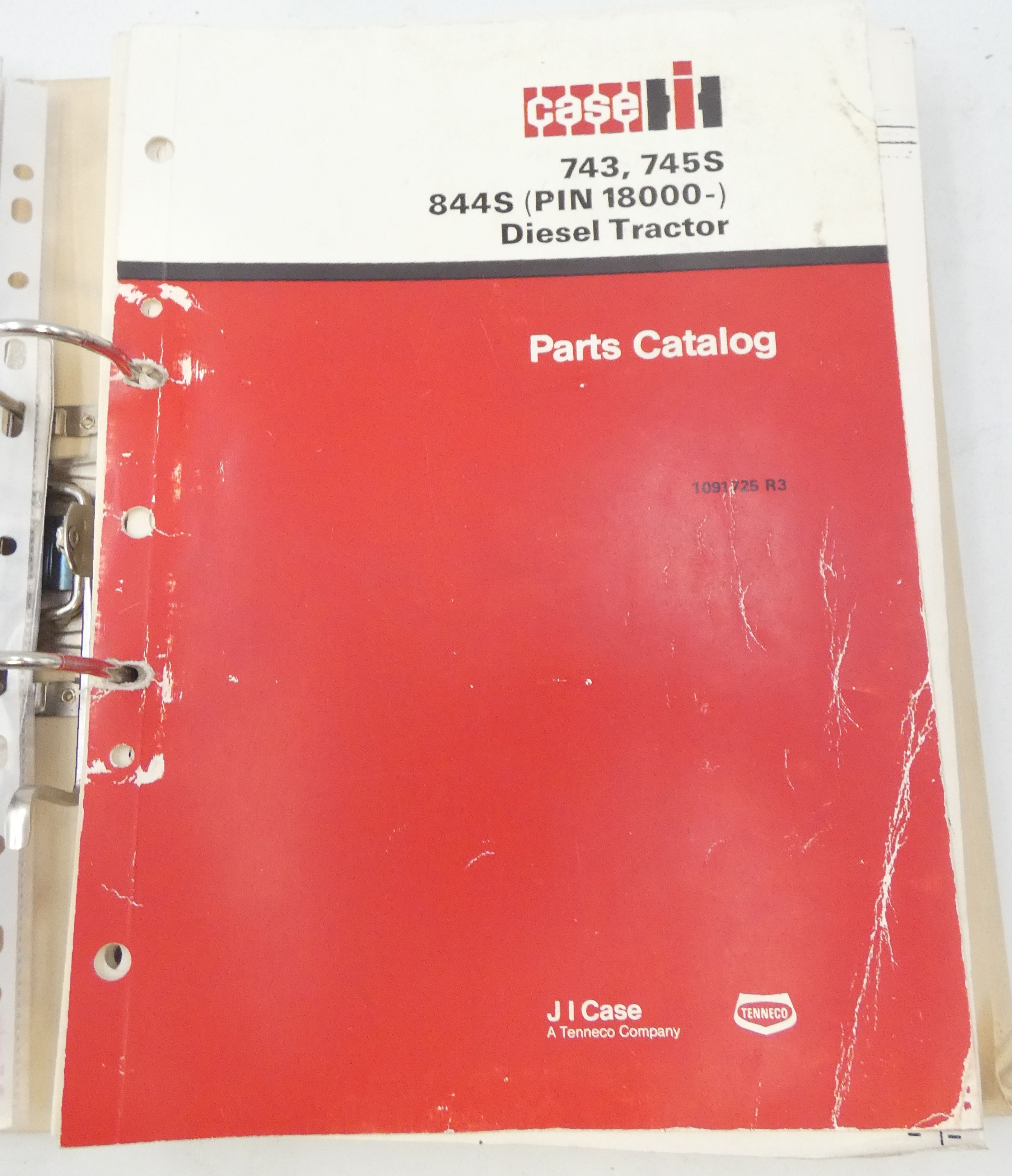 CaseIH 743, 745S, 844S (PIN 18000-) diesel tractor parts catalog