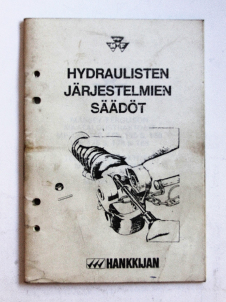 MF Hydraulisten järjestelmien säädöt