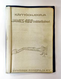 James 480 Traktorikaivuri Käyttöohjekirja